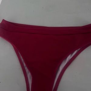 Red bikini bottom